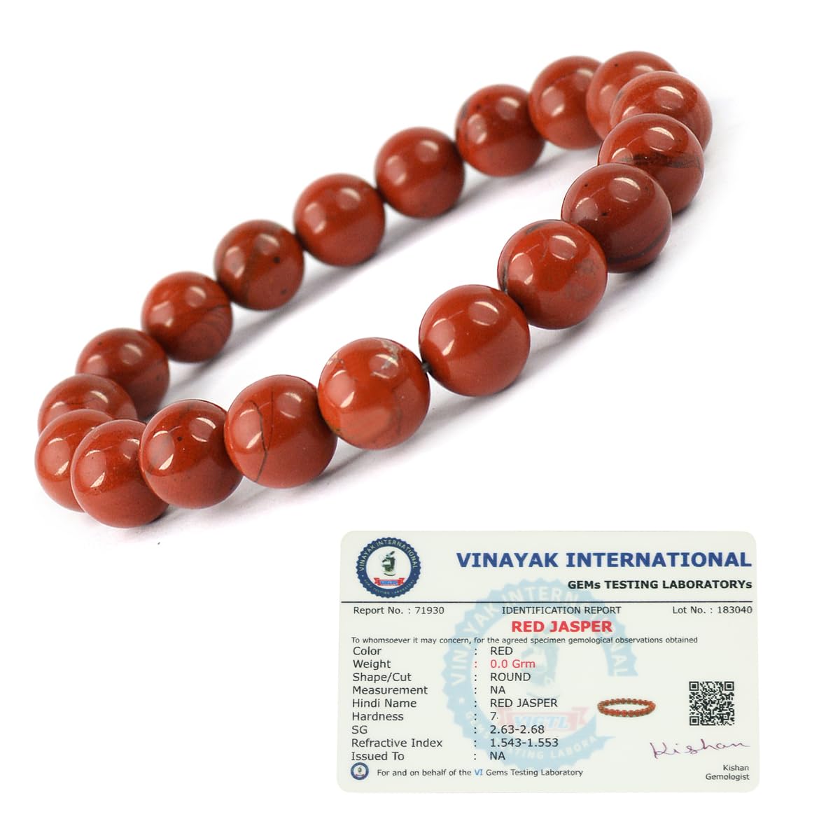 Crystu Natural Certified Red Jasper Bracelet Round Beads 10Mm Crystal Stone Bracelet For Reiki Healing And Crystal Healing Stones For Unisex Adult (Color : Red) (B09BJ2ZFD2) Amazon Price History, Amazon Price Tracker