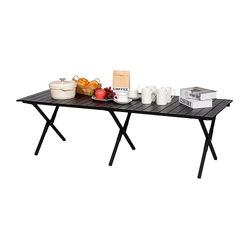 Grande Table de Camping Pliante 149 x 58 cm, pour
