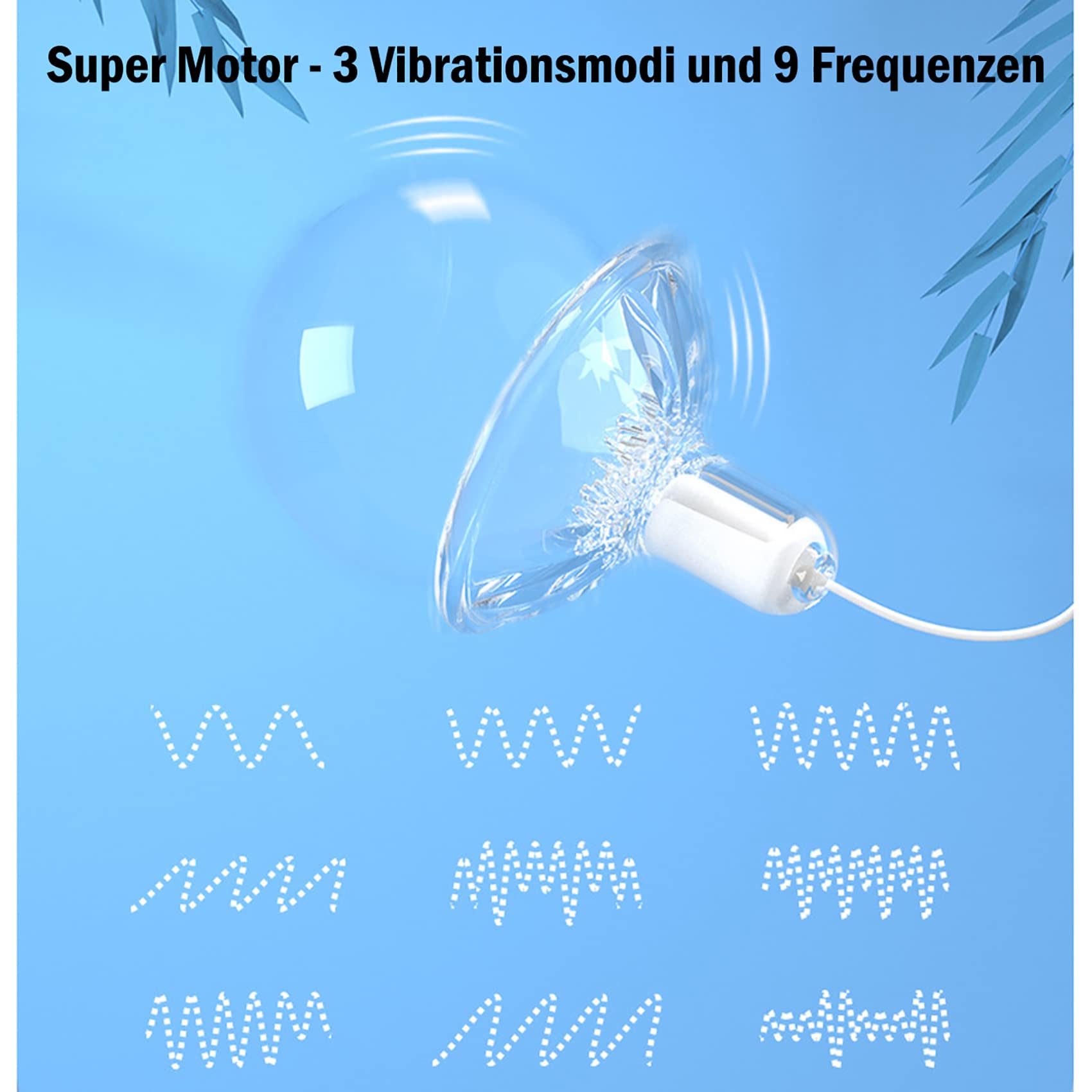 Elektrisch Nippelsauger Brustwarzen Vibratoren Für Sie Silikon Milchpumpe Nippel Sucker Vibrator Brust Stimulation Massagegerät Mit 3 Vibrationsmodi / 9 Frequenzen Sexspielzeug,Rosa,USB