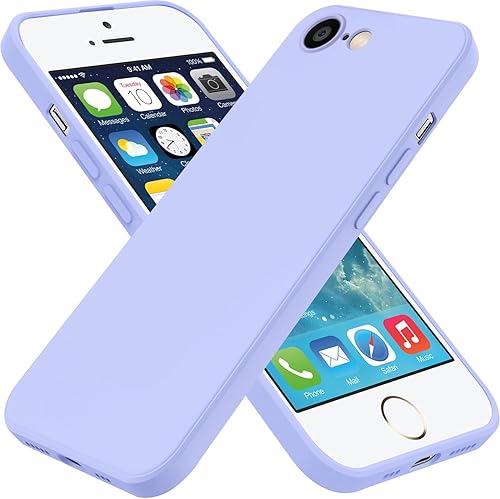 Miniatura 8 de Funda para iPhone SE de 3 generación 2022, iPhone SE 2020, iPhone 78, funda de goma de gel de silicona líquida, funda protectora ultra delgada