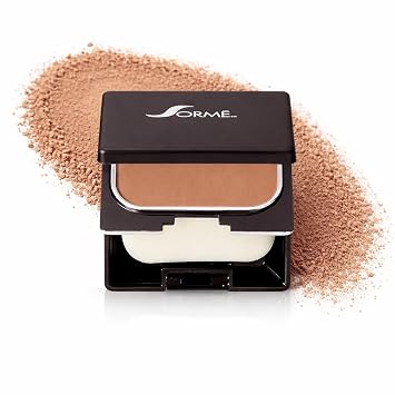 SORME Refillable Wet & Dry Powder Foundation Golden Honey Shade, Fragrance Free, Buildable Medium to Full Coverage, Matte-Natural Finish, Vitamin C & AHA, Sensitive Skin Safe, 25ml