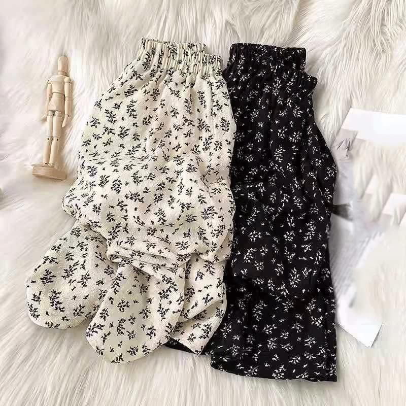 JJZXD レトロフラワースカートレディースハイウエストAラインミッドカーフカジュアルスカートファッションゆったり春夏女性 (Col