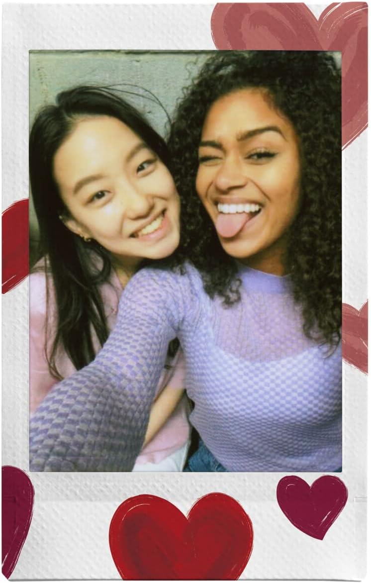 Fujifilm Instax Mini Heart Sketch Photo Film - 30 Shot Pack