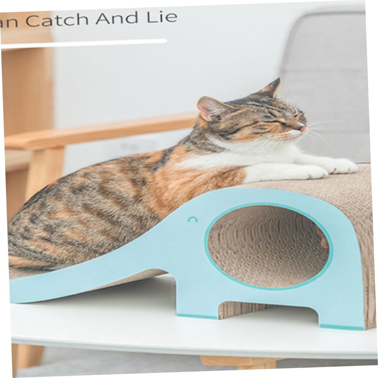HANABASS Cat Scratch Board Elephant Shape Material for Grinding Cat Claws Pet Supplies