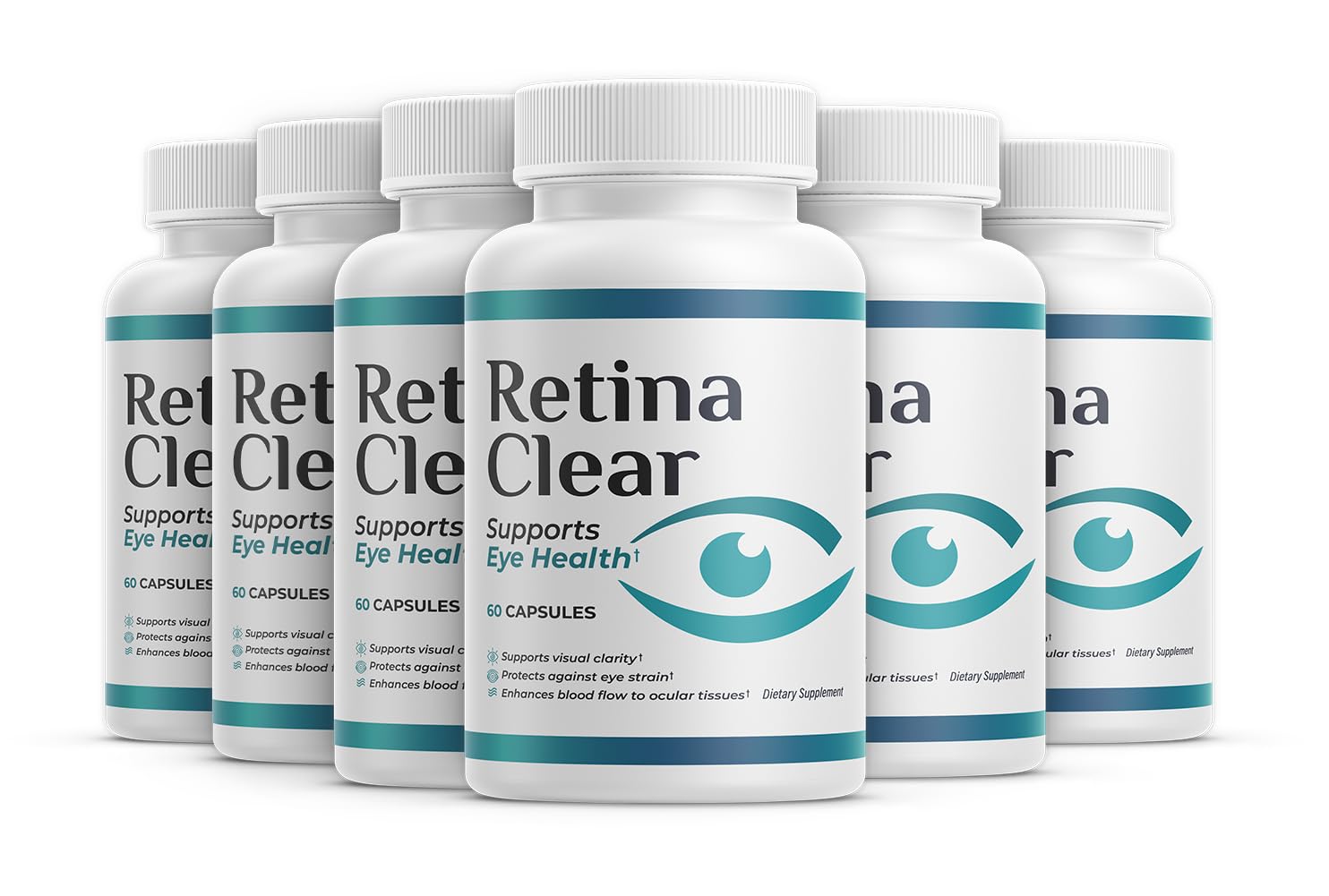 Retina Clear Vision Support Supplement Eye Health Formula with Lutein Zeaxanthin Quercetin Vitamin A Zinc Bilberry Supports Visual