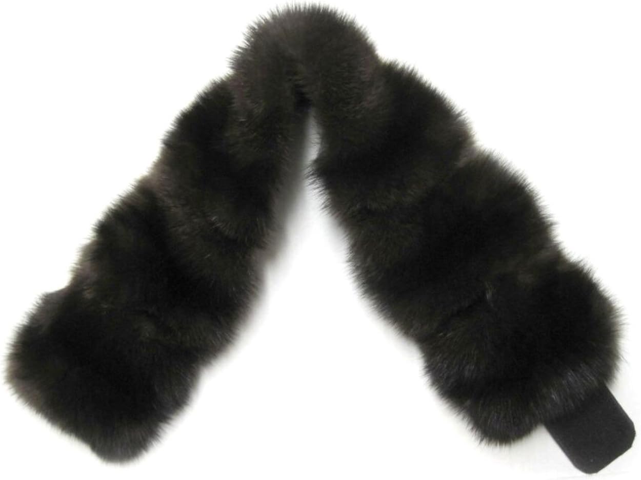 Wide Russian Sable Neck Warmer/Collar & Headband