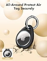 Vista 7 de UNBREAKcable Soporte para Apple AirTag [Diseño de Ajuste Perfecto] [Fácil de Instalar] [Sujeta el Air Tag de Forma Segura] Funda Impermeable de TPU