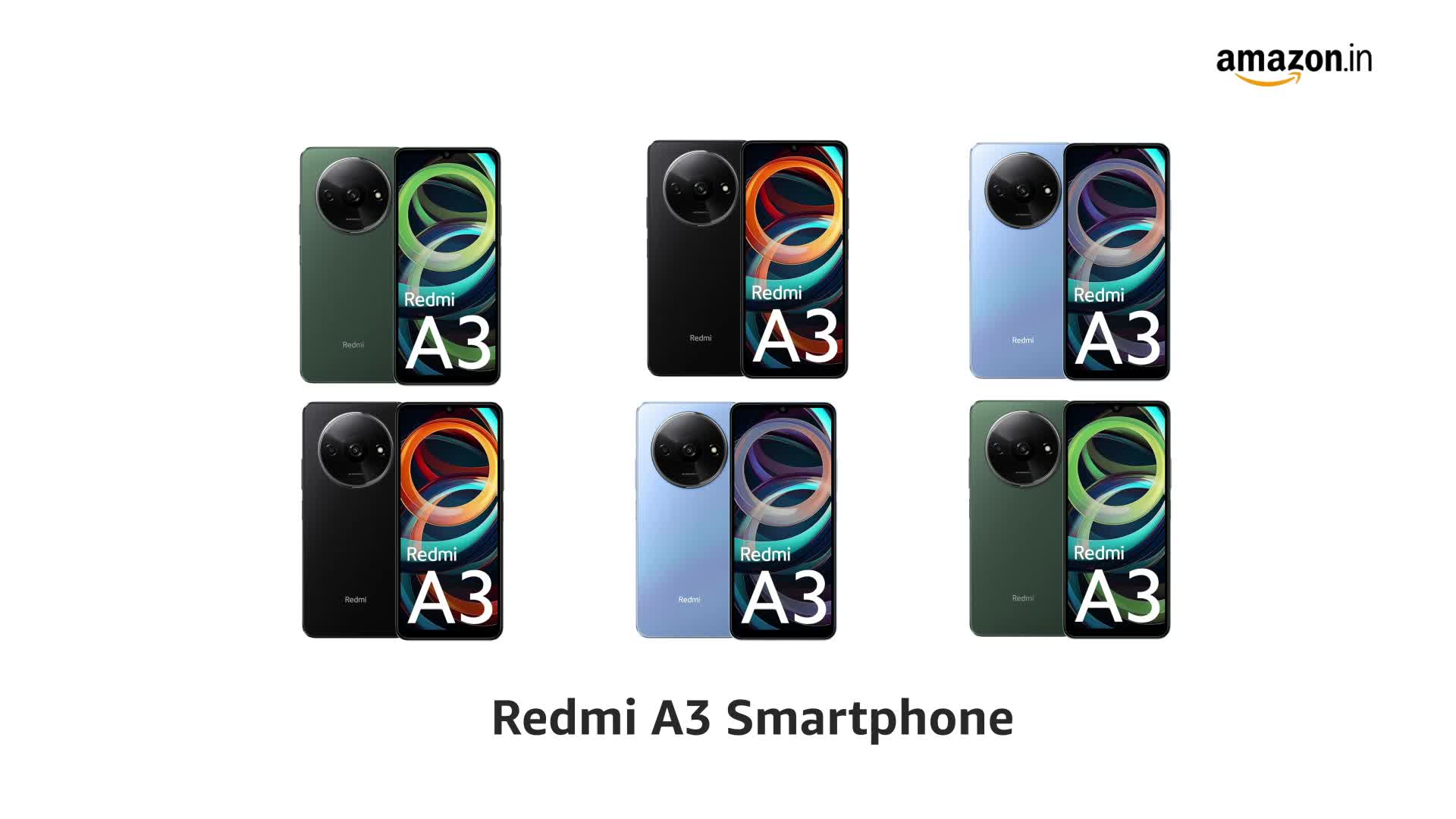 Redmi A3 (3/64gb) 新商品 REDMI A3 ( 64 GB Storage, 3 GB RAM ) Online at Best Price On