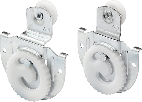 Kit de rodillos para puerta corrediza de armario 2 pares