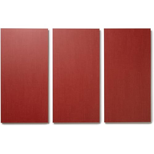 Lucida Surfaces Luxury Vinyl Floor Tiles | Glue Down Adhesive Flooring | 18 Textured Look Planks | FabCore Solid Pattern | 36 Sq. Feet