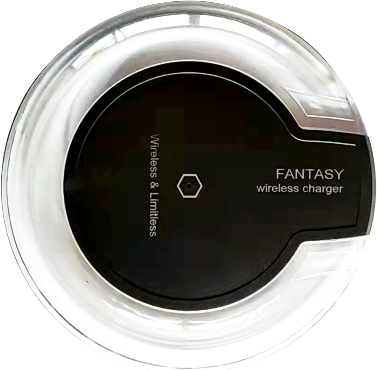 Zwbfu Triple protección,Cargador inalámbrico para teléfonos iOS/Android Almohadilla de Carga inalámbrica portátil Fuente de alimentación Flexible Protección Triple, Negro