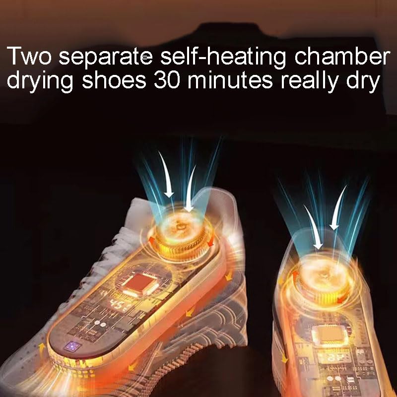 Secador Inteligente de Zapatos, 55°C, Portátil y Silencioso miniatura 4