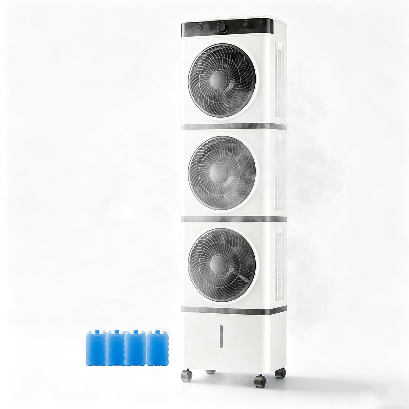 Evaporative Air Cooler, Portable Swamp Cooler with 14L Tank
