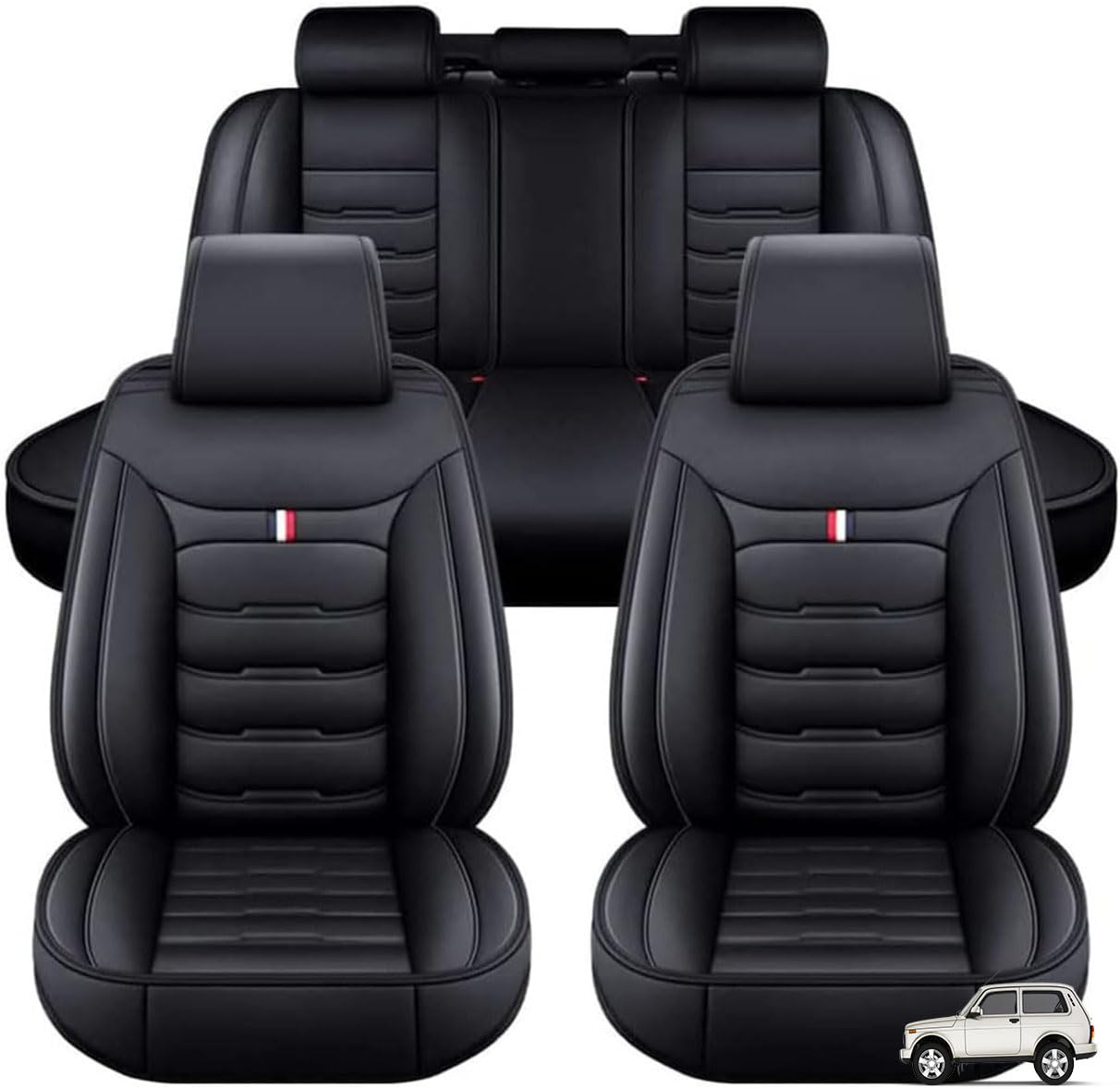 Liminfacai A/Black Liminfci Full Set Cr Set Covers For Udi 6 C7 Vnt 2011 2012 2013 2014 2015 2016 2017 2018,Wterproof Scrtch Resistnt Protect Front Nd Rer Pu Lether Set Covers Protectors,