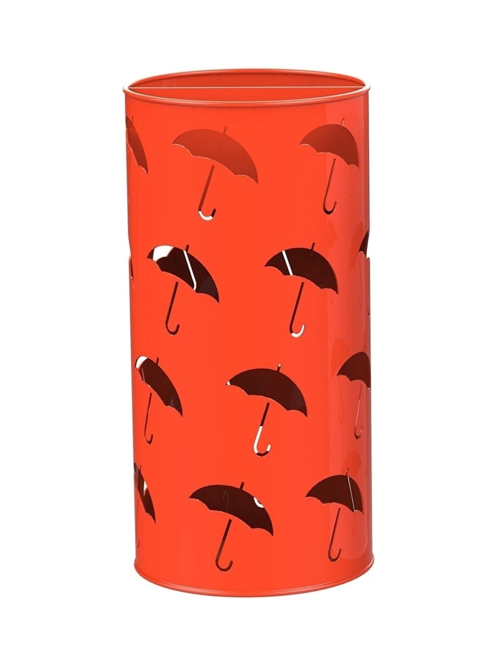 Porte-parapluies en métal support rond pour rangement de parapluie long