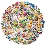 100pcs Reptile Stickers for Kids Waterproof Decals for Water Bottles Laptop Luggage Computer Scrapbooking Teens Adults Girls Funny Party Birthday Decorations