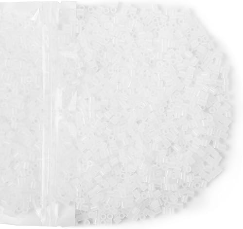 Miniatura 3 de Tcthbc Fuse Beads 6000 cuentas de fusión de 0.197 pulgadas, cuentas de fusión compatibles con Perler Beads Hama, transparente