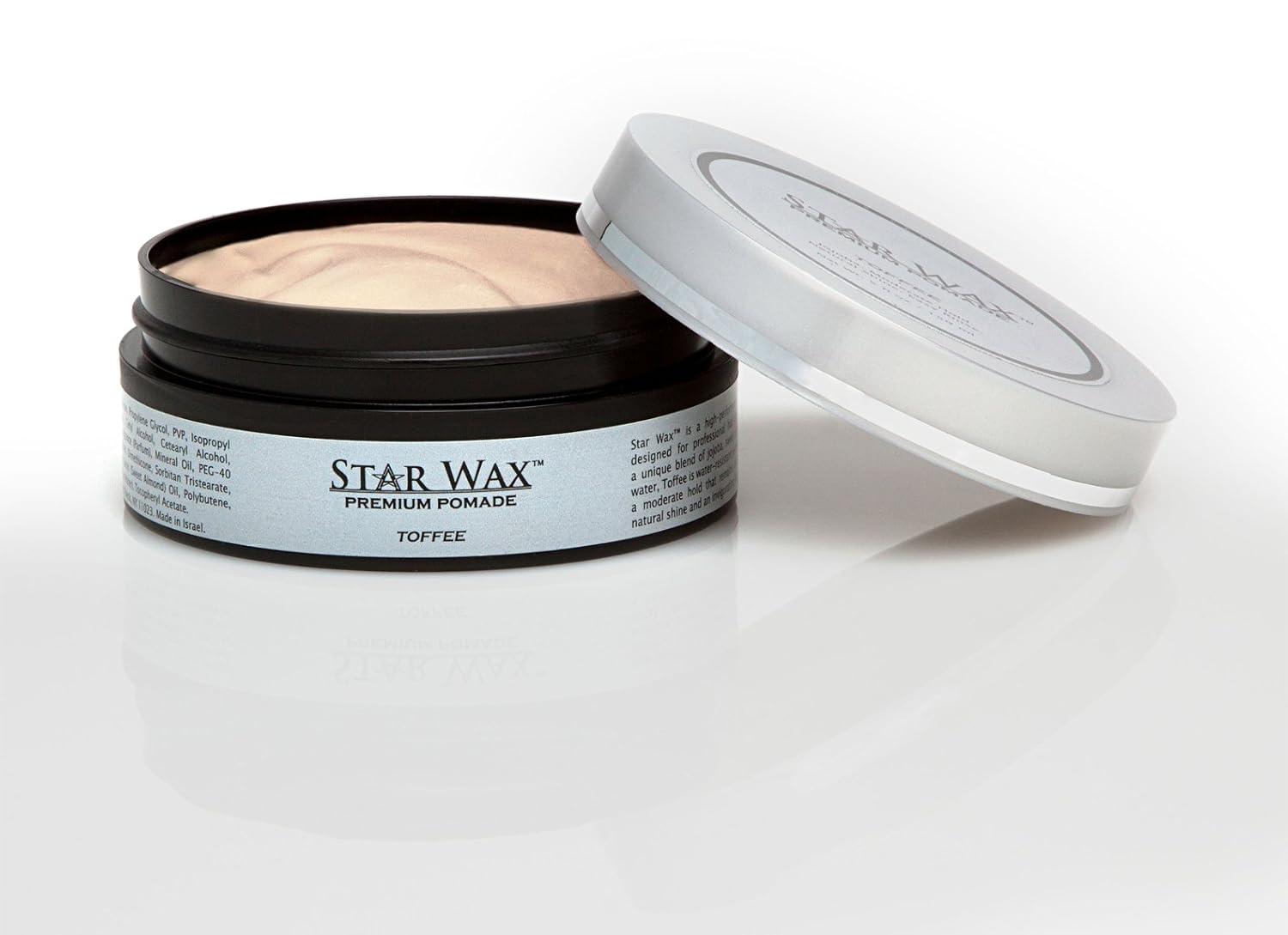 Star Wax Premium Pomade, Toffee, 5 fl oz / 150 ml