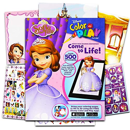 Sofia The First Ultimate Sticker Book Activity Pad With Additional Sofia The First Sticker Packs | Disney Sofia The First Stickers #TOP2