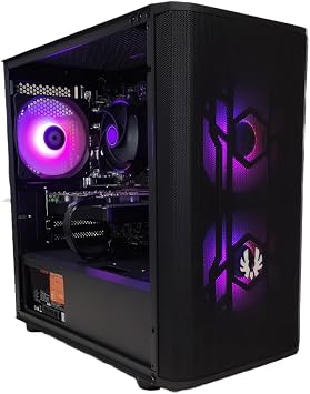Centaurus Archon A3X Gaming PC - AMD Ryzen 7 9700X 8-Core, Radeon RX 9060 XT, 32GB DDR5 RAM, 1TB NVMe SSD, Windows 11 Pro, AC WiFi, VR Ready Best Desktop Computer for Gamers and Professional Work