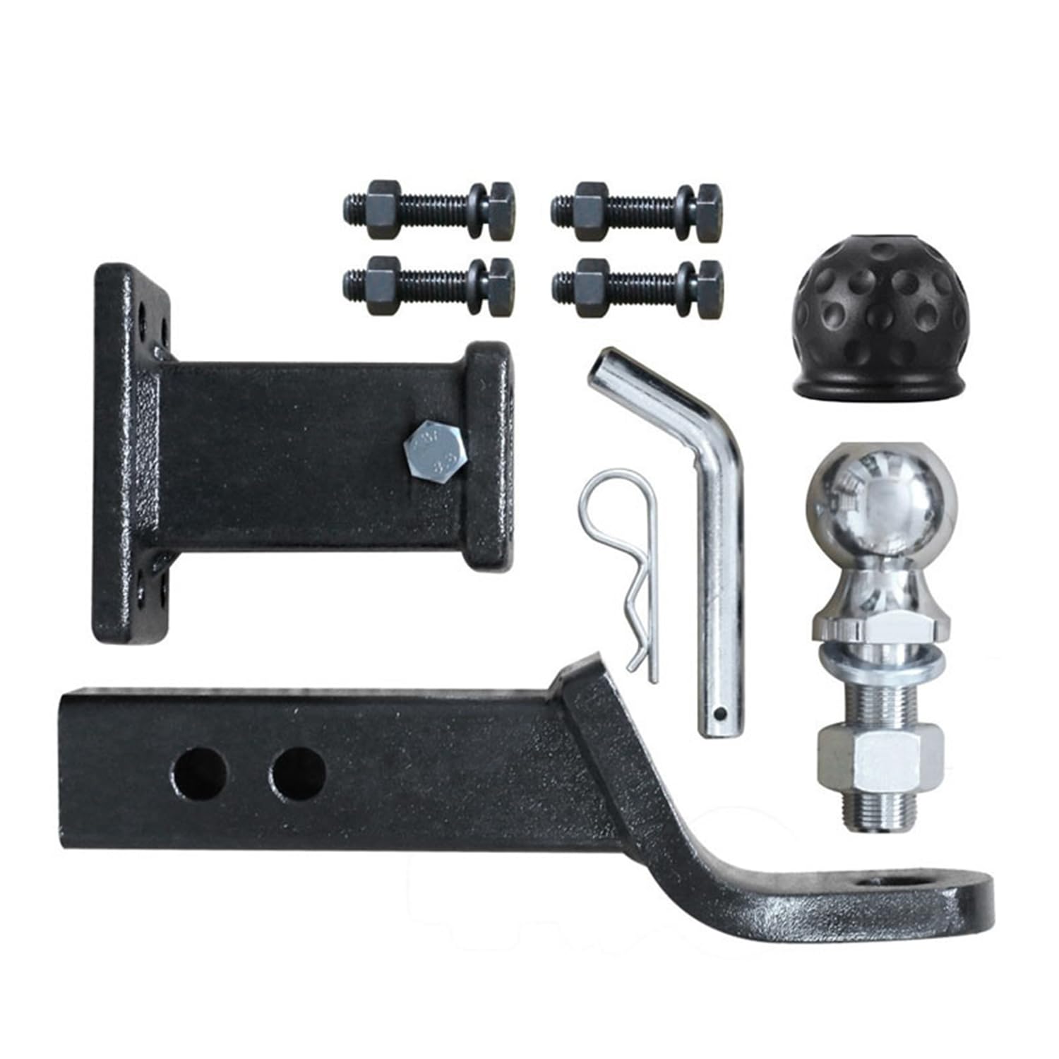 Enganche Remolque,Brazo de Remolque Soldado con rótula de 50 mm,Adaptador de Enganche de Remolque,para Todos Los Modelos De Vehículos(Capacidad de Carga máxima: 3500 kg)