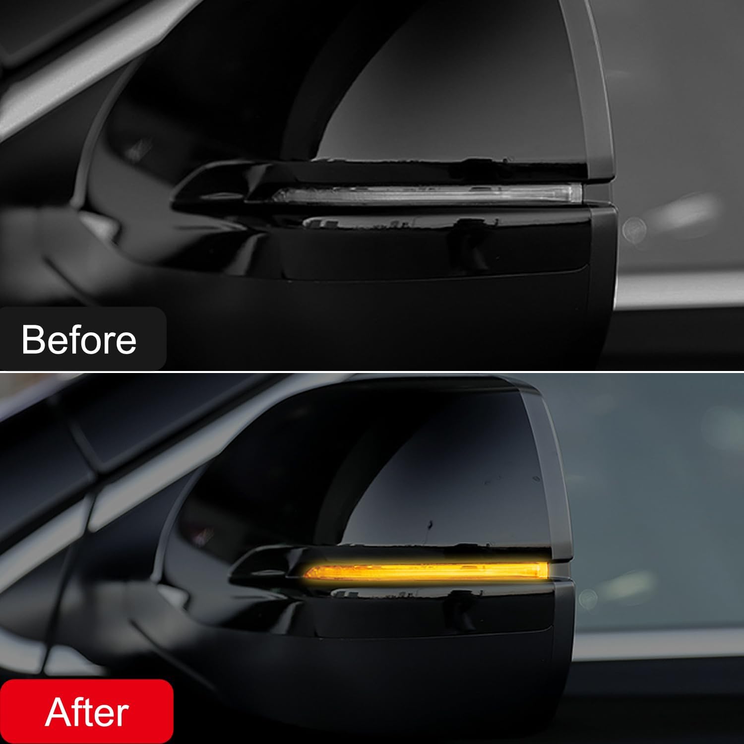 ITrims LED Dynamic Sequential Turn Signal Light Indicator for Honda CR-V 2017-2025 Car Accessories Side Wing Dynamic Turn Signal Light Flowing Rearview Mirror Blinker 2PCS