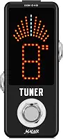 Hafair Pedal Afinador Cromático De Luxo, Tela Grande, Alta Precisão, ±0,1% Display Que Fornece Resultados Claros Afinação Para Guitarra Elétrica E Baixo