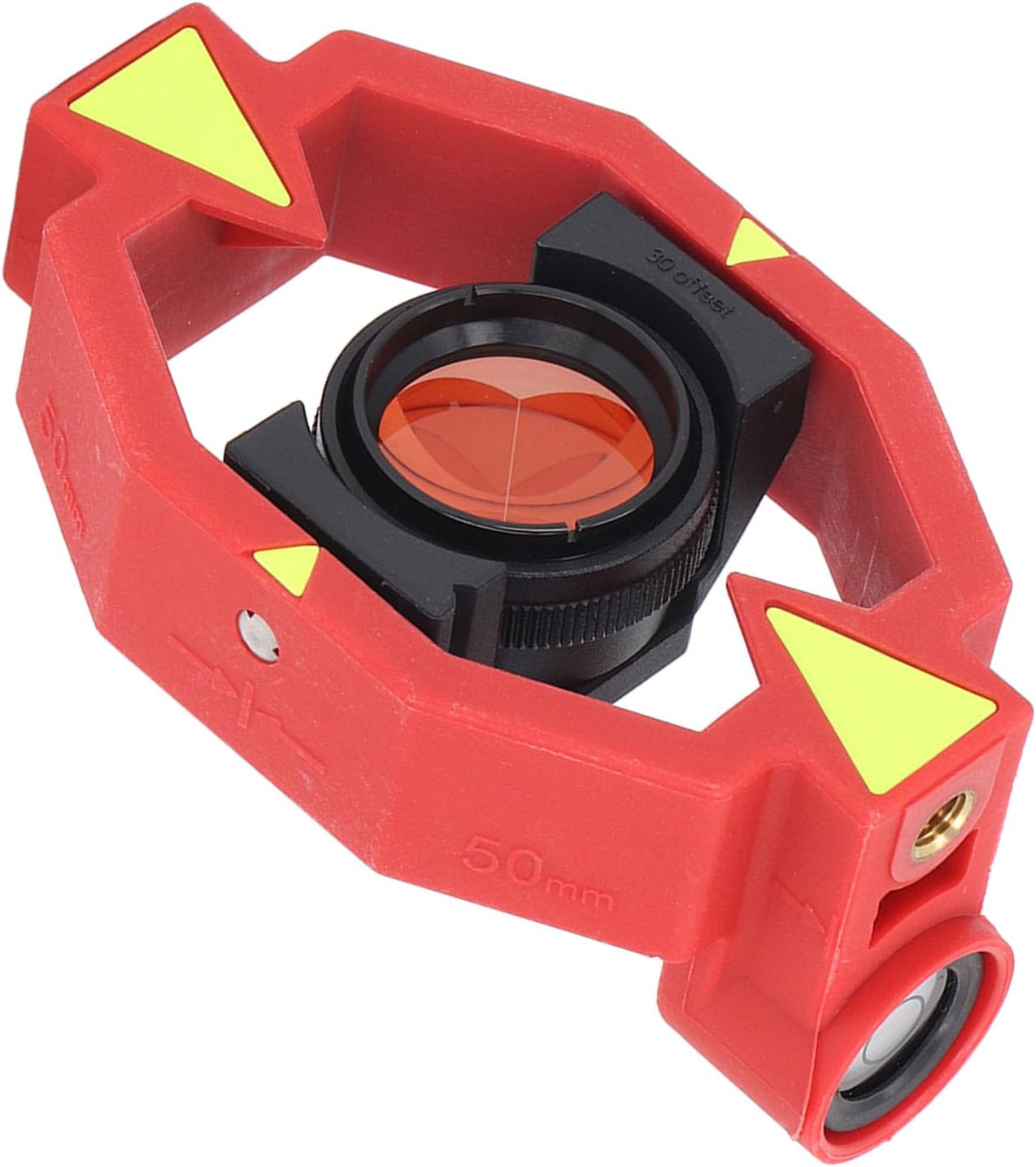 Total Station Total Station Prism, Surveying Prism K9 Optical Glass and ABS -30mm, Compact and Portable Mini for Tunnel Surveying