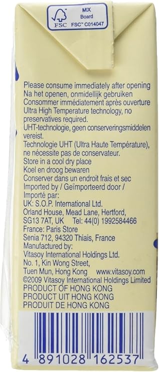 Vitasoy Soy Milk Drink, Original Flavor, 8.45oz (Pack of 24)