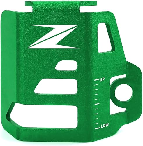 Bomba de freno trasero de la motocicleta Depósito de líquido Escudo para K.awasaki Z250 Z300 Z400 Z900 Z900SE Z750 Z750R Depósito de freno trasero