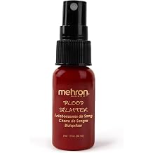 Mehron Makeup Blood Splatter, Special FX Fake Spray Blood