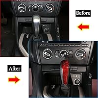 Vista 3 de YIWANG Cubierta de la cabeza de cambio de marcha central de automóvil para BMW E48 E61 E64 E65 E85 E86 E53 E81 E82 E87 E90 E91 E92 E93 F01 E87 1