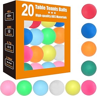 3 Star Ping Pong Balls - High Performance ABS Table Tennis for Training,Game