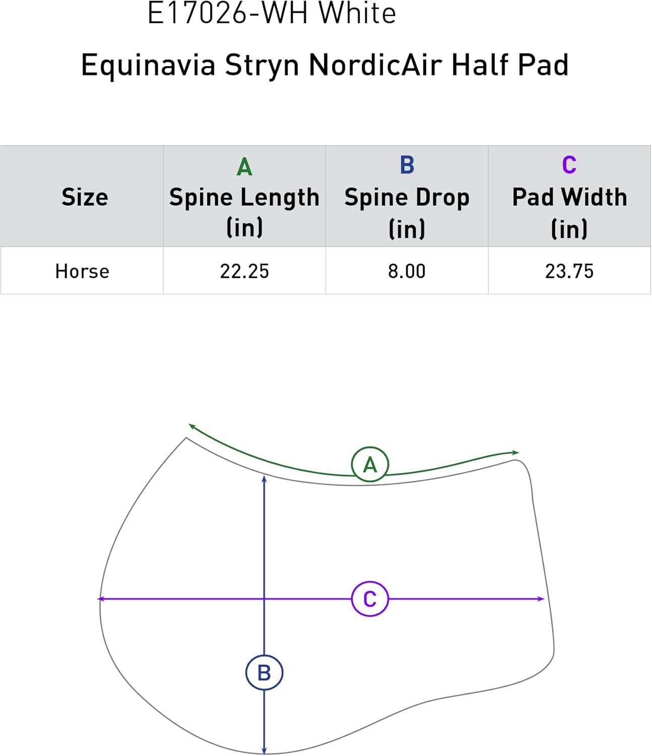 Equinavia Stryn NordicAir™ Tech Half Pad