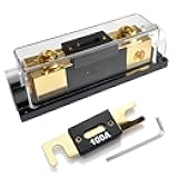 Tiwerlfe 0/2/4 Gauge AWG Inline ANL Fuse Holder Dual Kit with 2 Pack Fuse (100A)