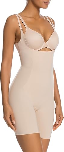 Miniatura 2 de SPANX Faja moldeadora para mujer Thinstincts - Body de busto abierto a medio muslo (tallas regulares y grandes)