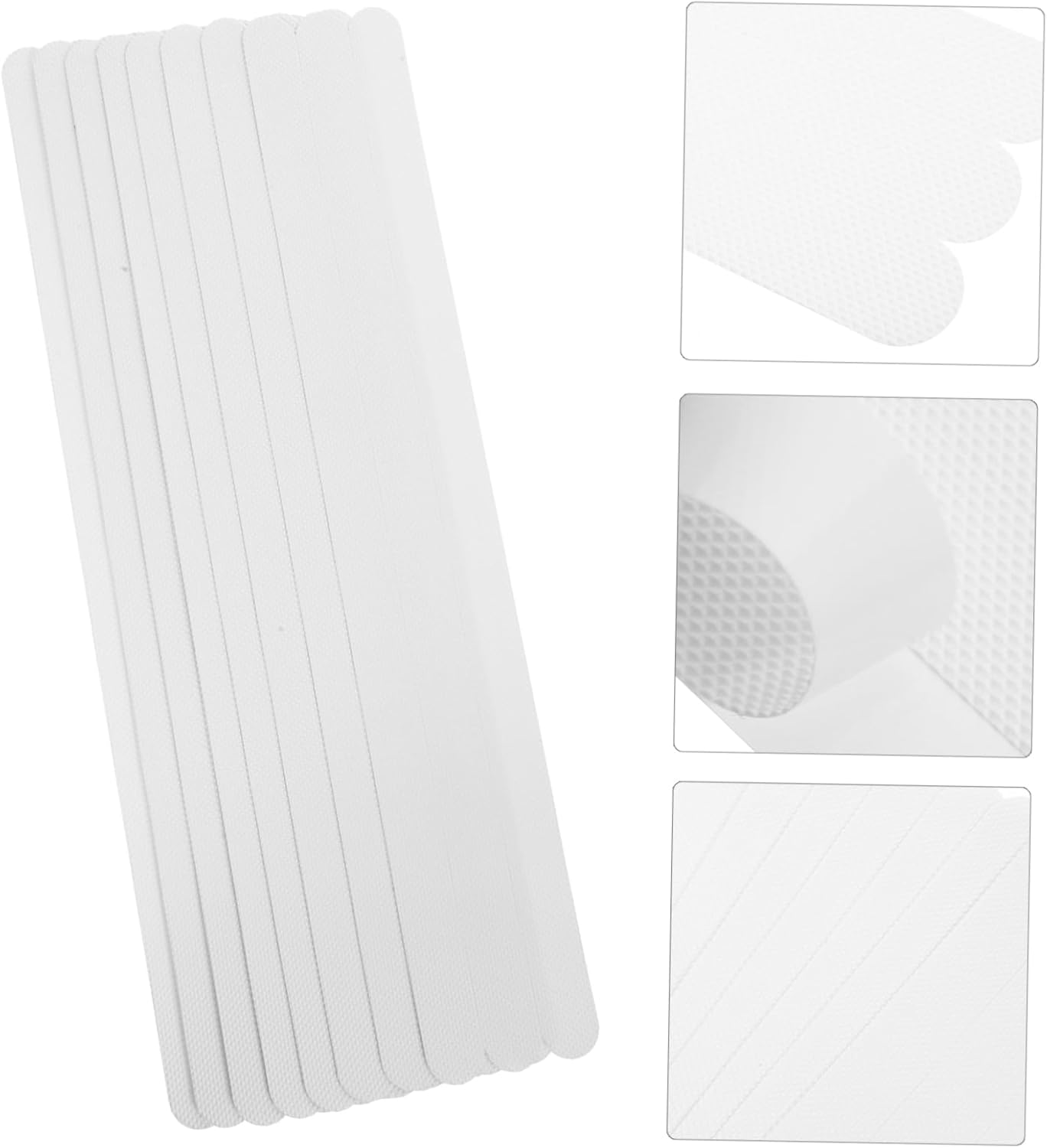 Cabilock 72pcs Non- -Skid Tapes for Bathtub and Stairs Peva Adhesive Safety Strips Scraper for High-Traffic Areas