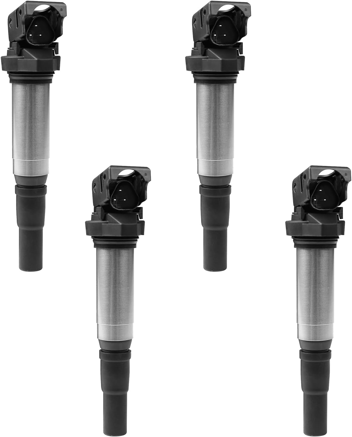 Ignition Coil Pack 4 PCS Set Compatible with Mini Cooper 2007-2007 L4 1.6L Naturally, Cooper Countryman 2011-2016 L4 1.6L Turbo, Cooper 2008-2013 L4 1.6L Turbo, Cooper Paceman L4 1.6L Turbo