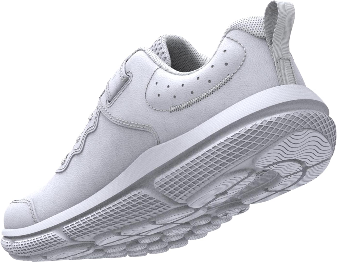 Under Armour - Boys Pre-School Assert 10 Ac Uniform Synthetic Running Shoes, Color White (100), Size: 2.5 M US Little Kid