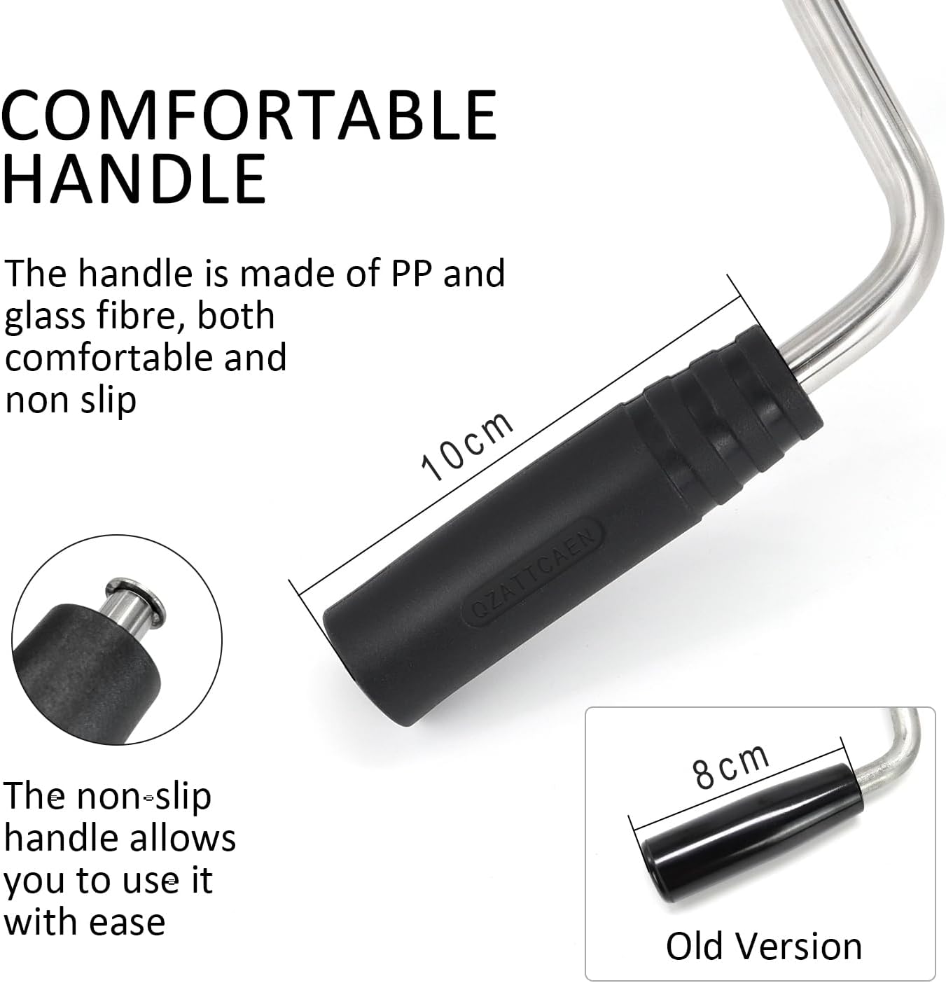 Stainless Steel Strap Winder for Flatbed Truck Roller for Winding Winder Cargo Trailer Winding Tool for Flat Bed Winch Winder for Winch Straps,4 Pack