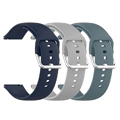 Compatible with KACUBAKU DEKELIFE Haulvean AKUMAKA G39 Smart Watch Bands Women Men Adjustable Soft Silicone Sport Replacement Wristband