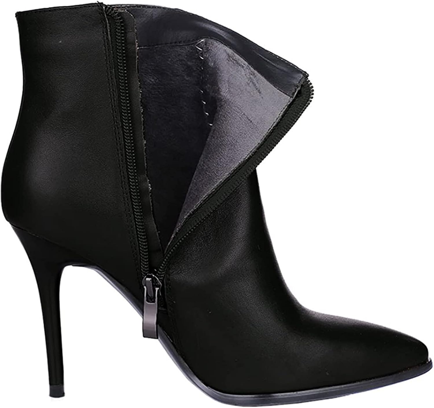 women leather low heel daily boots