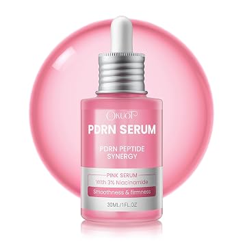 PDRN Pink Serum with 10000ppm Salmon DNA, Niacinamide Serum & Multi Peptides Facial Serum, Hydrating Peptide Essence for Radiant Smooth Looking Skin, Korean Skincare Face Serum 1.01 fl oz