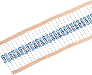 uxcell 30Pcs 1.2K Ohm Resistor, 2W 1% Tolerance Metal Film Resistors, Lead, 5 Bands for DIY Electronic Projects and Experiments