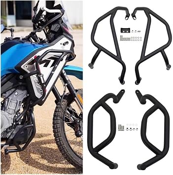 CFM 450MT 2024 Engine Guard Highway Crash Bar Frame Protection Bumper for CF-MOTO 450MT Accessories(Only Upper Black)