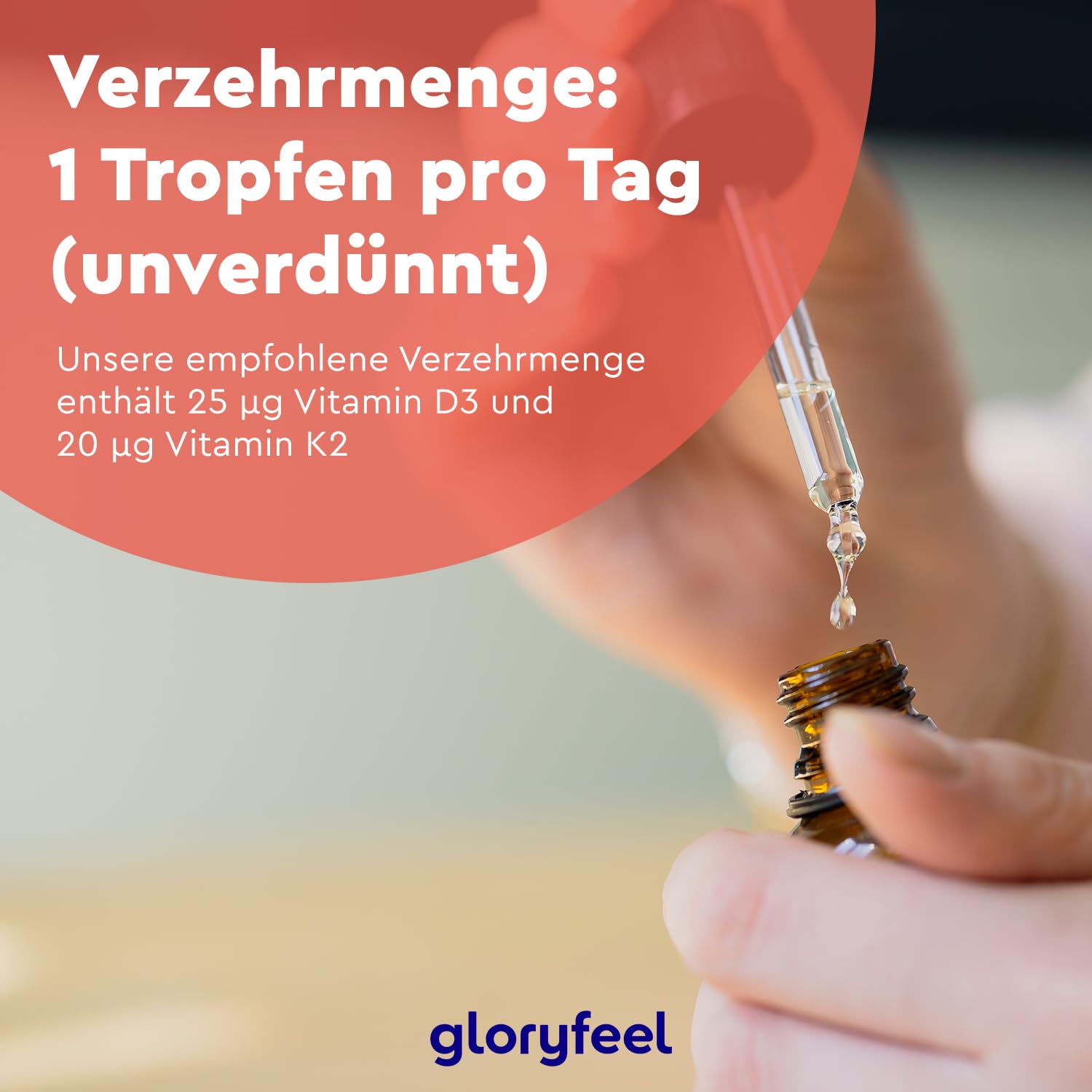 Vitamin D3 K2 (50ml) 1700 Tropfen - Markenrohstoff K2VITAL® - 99,7+% All-Trans - Vitamin D3 + Vitamin K2 MK7 - laborgeprüft & in Deutschland entwickelt