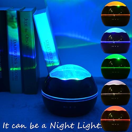 Miniatura 5 de Proyector de estrellas de luz nocturna para niños, proyector astronauta de galaxia, luces LED de luz nocturna para dormitorio, proyector de luz