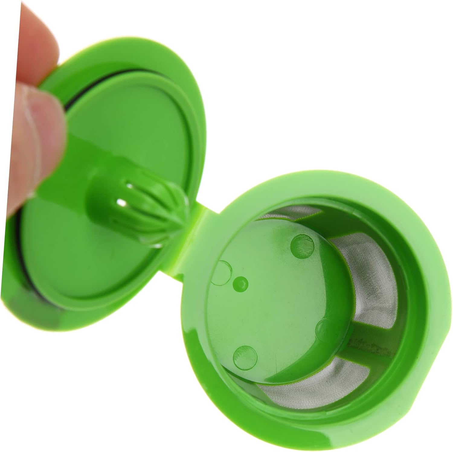 DOITOOL 5sets Machine Strainer Dripper Strainer Accessories Reusable Filter Cups Coffee Maker Filters Small Coffee Vietnamese Capsule Reusable Plastic 4pcs*5