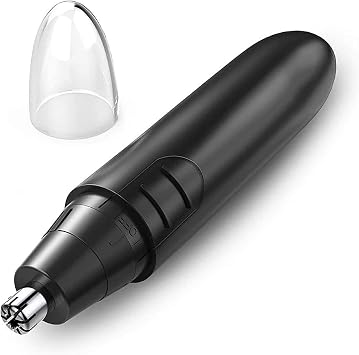 Nose Hair Trimmer, Nose and Ear Hair Trimmer for Women Men, Waterproof Nose Hair Remover Mute Nose Trimmer, for Travel, Hotel, Bathroom Easy Cleansing