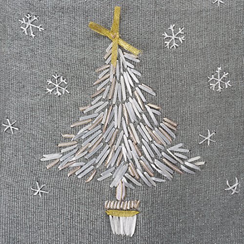 eurof irany Cho/cheri1/św Table Runner, Polyester, Gris, 33 x 140 x 6 cm – vue 2
